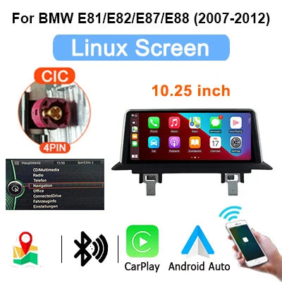 Autoradio – Multimediasysteem – 2 DIN Radio – Auto Headunit – Navigatiescherm – 10,25" Touchscreen – Linux Besturingssysteem – Carplay & Android Auto Compatible