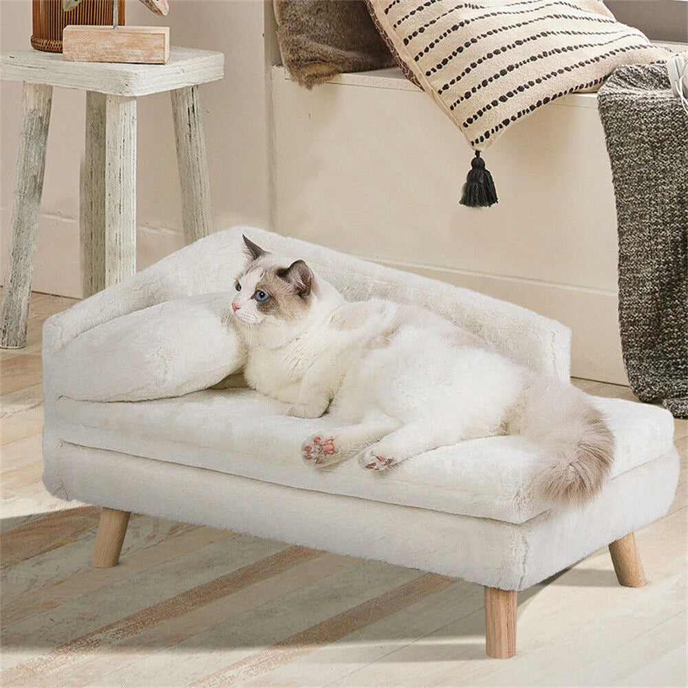 Hondensofa - Hondenbank - Hondenbed - Hondenkussen - Luxe Verhoogde - voor Kleine - Middelgrote Honden - en Katten - Klein