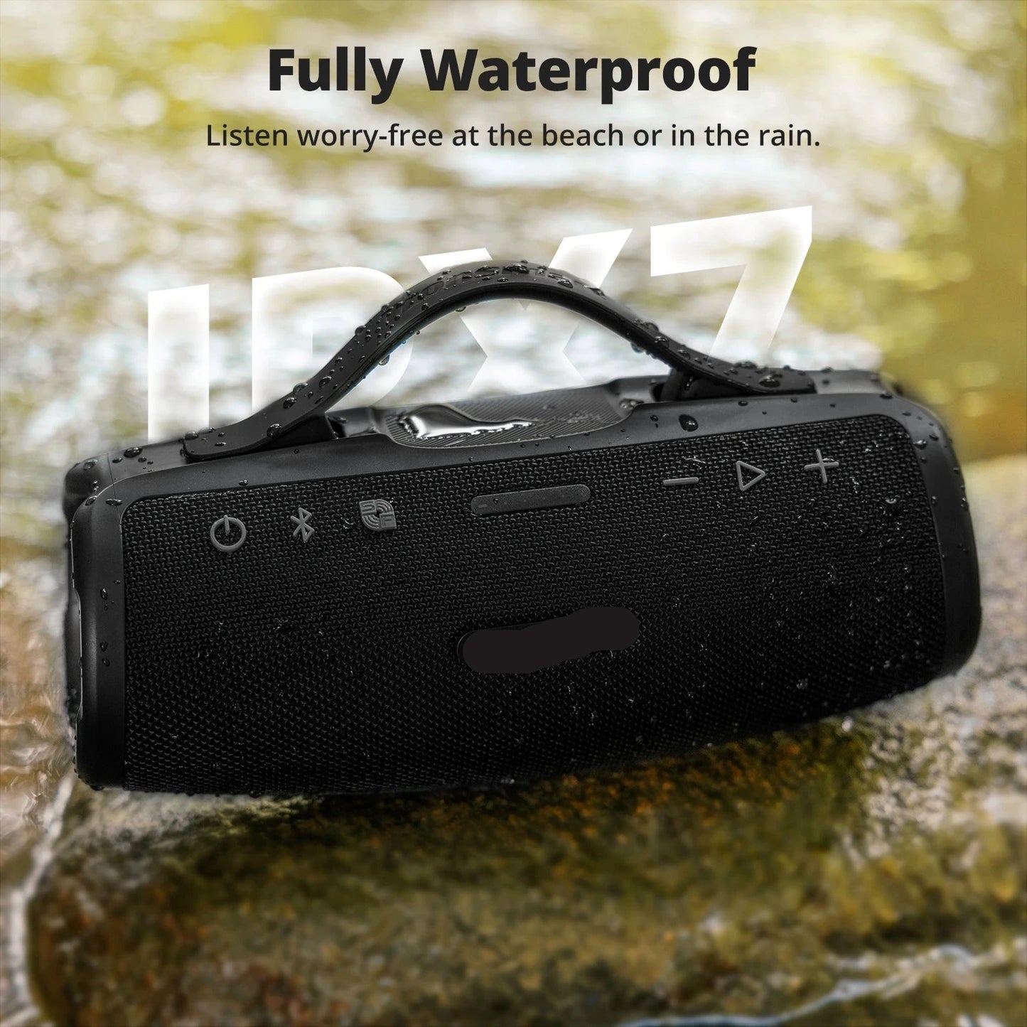 Bluetooth Speaker - Party Speaker - 50W - Draadloze - Draagbare - Waterdichte - Powerbank Functie - 20 Uur Speeltijd - Voor Camping & Feestjes - Blauw