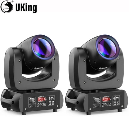 Professionele LED Moving Head – Gobo Spotlamp – DJ Licht – Podiumverlichting – Feestverlichting – 120W Power – 18 Prism Effect – EU Stekker - QUORE