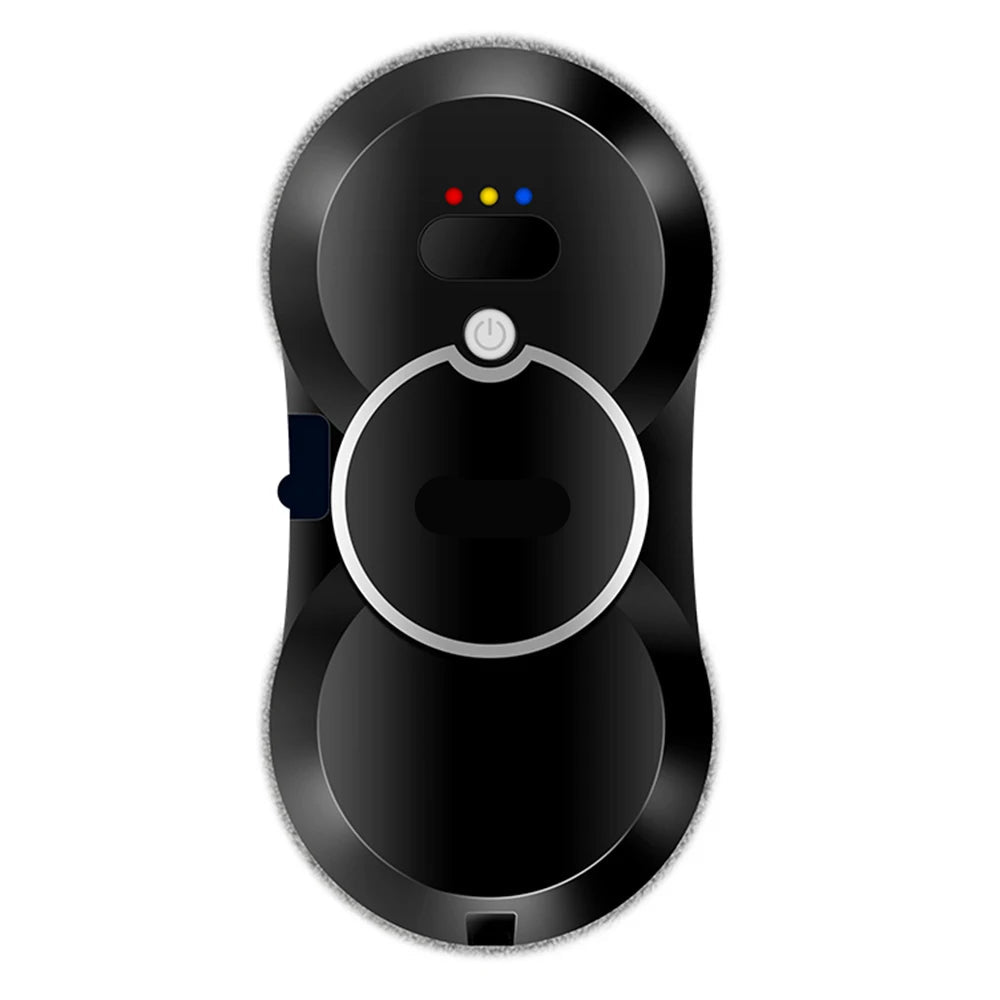 Robot Raamreiniger - Elektrische Glasreiniger - voor Thuis - 2800Pa - Automatische Sproeier - 220V - 50/60Hz - 500mAh - 80W - 65dB - 29.5 x 14.5 x 6.8 cm - Zwart