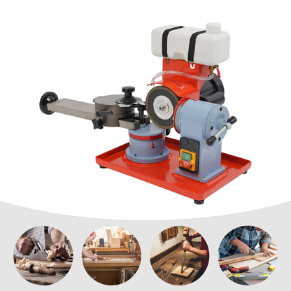 Zaagblad Slijpmachine – Zaagblad Scherpmaker – Slijpmachine Metaal – Houtbewerking Gereedschap – 250W Motor – Verstelbare Slijphoek - QUORE