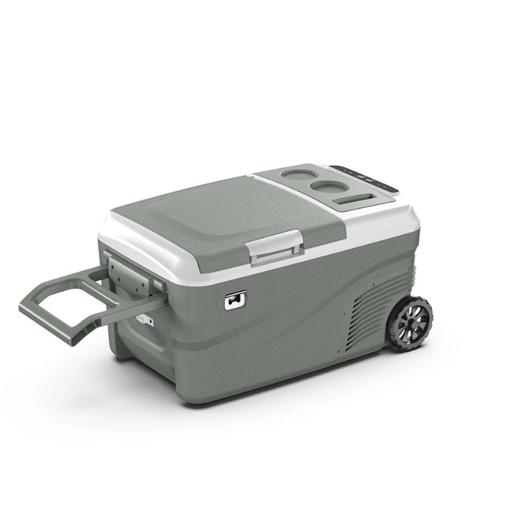 Mini koelkast - Auto Koelkast - Mini Fridge - Frigo - Draagbare Compressor Koelbox - Elektrische Vriesbox - 12/24V DC - 100-240V AC - ≤ 45dB - 40L - 67.5 x  40 x 46.1 cm - Groen
