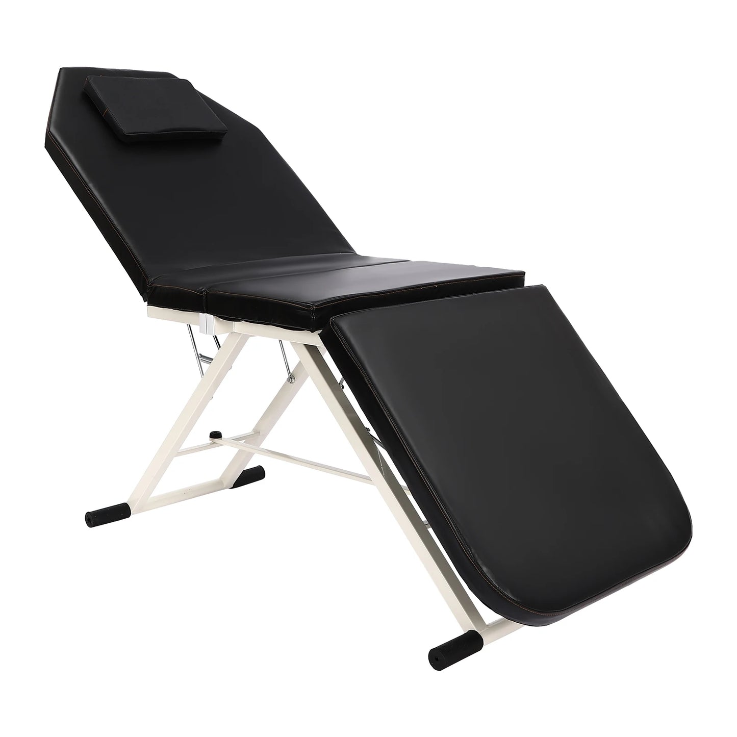 Opvouwbare Massagebed - Massagetafel - Behandeltafel -  Tatoeagetafel - Slaapbank - voor Schoonheidssalons - en SPA's - Zwart