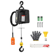 Kettingtakel - Elektrische Kettingtakel - Katrol - Katrol - 1100lbs - 1500W - Elektrische Takellier - 2-in-1 Draagbare Elektrische Lierkraan met Draadloze Afstandsbediening - voor Overbelastingsbeveiliging