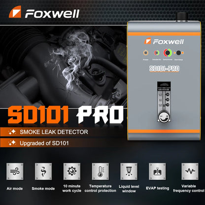Rooklekkendetector – Rooklekkage Tester – Lekkage Opsporingsapparaat – Evap Testconnector – Ingebouwde Luchtpomp – 10 Minuten Testduur