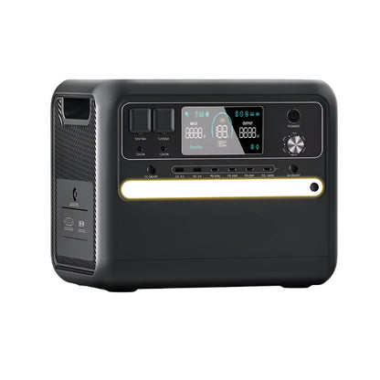 Portable Power Station – Draagbare Stroomvoorziening – Mobiele Batterij – Noodstroom – Camping Accu – 2400Wh LiFePO4 Batterij – Zuivere Sinusoïde Omvormer