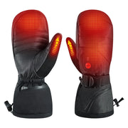 Heated Gloves - Electric Gloves - Heated Mittens - Unisex Heated Gloves - Battery Heated Gloves - Electric Mittens - Carbon Fiber Heating 3 Shift Temperatures - Medium