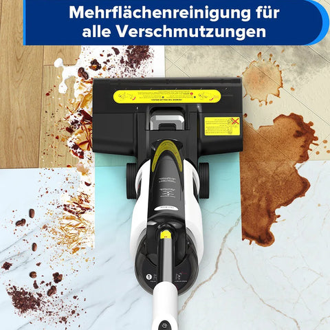 Cordless Stick Vacuum Cleaner - Stick Vacuum Cleaner - Vacuum Cleaner - Cordless Stick Vacuum Cleaner - Powerful Suction - 150W - 220V - 2600mAh - 80dB - White/Black