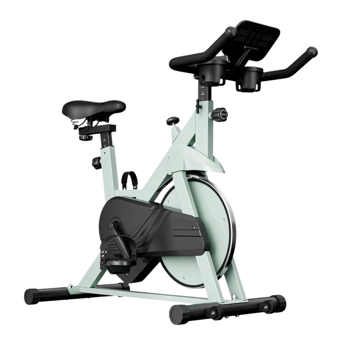 Hometrainer – Fitnessfiets – Trainingsfiets – Cardiofiets – Magnetische Weerstand – Verstelbaar Zadel – LCD-Display - Groen - QUORE