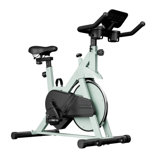 Hometrainer – Fitnessfiets – Trainingsfiets – Cardiofiets – Magnetische Weerstand – Verstelbaar Zadel – LCD-Display - Groen - QUORE