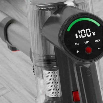 Draadloze Stofzuiger – Steelstofzuiger – Snoerloze Zuiger – Handstofzuiger – Multifunctionele Zuiger – 1300W Krachtige Zuigkracht – Wasfunctie Met Waterreservoir - Donkergrijs