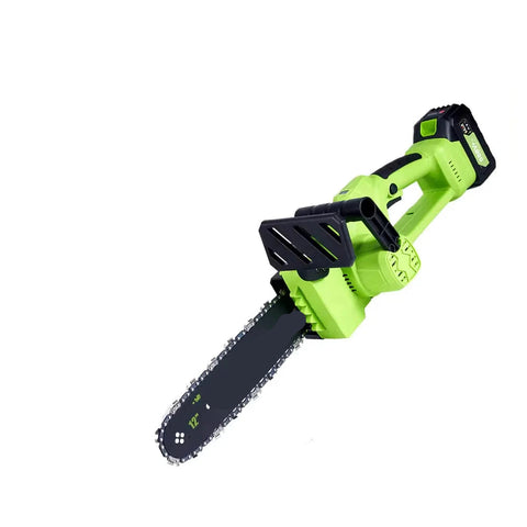 Elektrische Kettingzaag - Accu Kettingzaag - 6000W - 18V - 20000rpm- Tuinboom snoeigereedschap - 15m/s - 12 Inch - 2 Batterij - Snijbreedte 60cm - QUORE