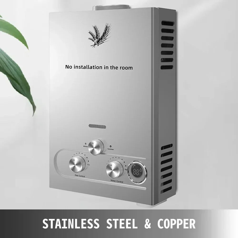 VEVOR LPG liquefied petroleum gas water heater 6L 8L 10L 12L 16L 18L liquefied petroleum gas propane butane water heater - QUORE