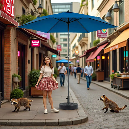 Parasol – Tuinparasol – Balkonparasol – Stokparasol – Zweefparasol – Diameter 4,5 Meter – UV-Bestendig Polyester