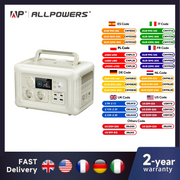 Powerstation - Powerstations - Stroomgenerator - - R600 - 299Wh 600W Powerstation - met AC stopcontacten LiFePO4 Batterij - voor Thuis Tenten Buiten RV Kamperen - Wit