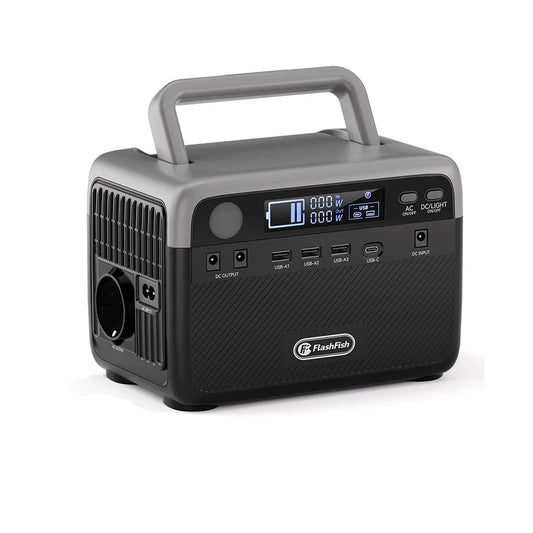 Power Station – Draagbare Batterij – Noodstroomvoorziening – Zonne-Energie Generator – Outdoor Accu – 300W Continu Vermogen – Pass-Through Opladen
