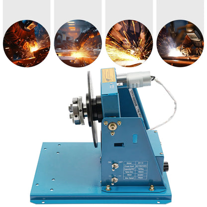 Elektrische Laspositioneerder – Lasdraaiplateau – Lashouder – Lasrol – Draaibaar Tafelblad – 10 Watt Motor – Kantelbaar 0-90°