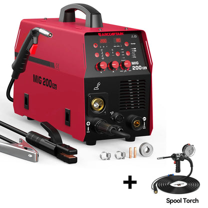 Lasmachine – Mig Lasmachine – Mig Mag Lasser – Tig Lasser – Spotlasser – 6-in-1 Multifunctioneel – 200 Ampère Vermogen