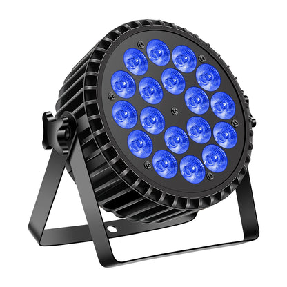 LED Par Verlichting – LED Spot – Podiumlamp – DJ Licht – Disco Licht – 200W Vermogen – RGBW Kleurmix Met DMX512 Bediening - QUORE