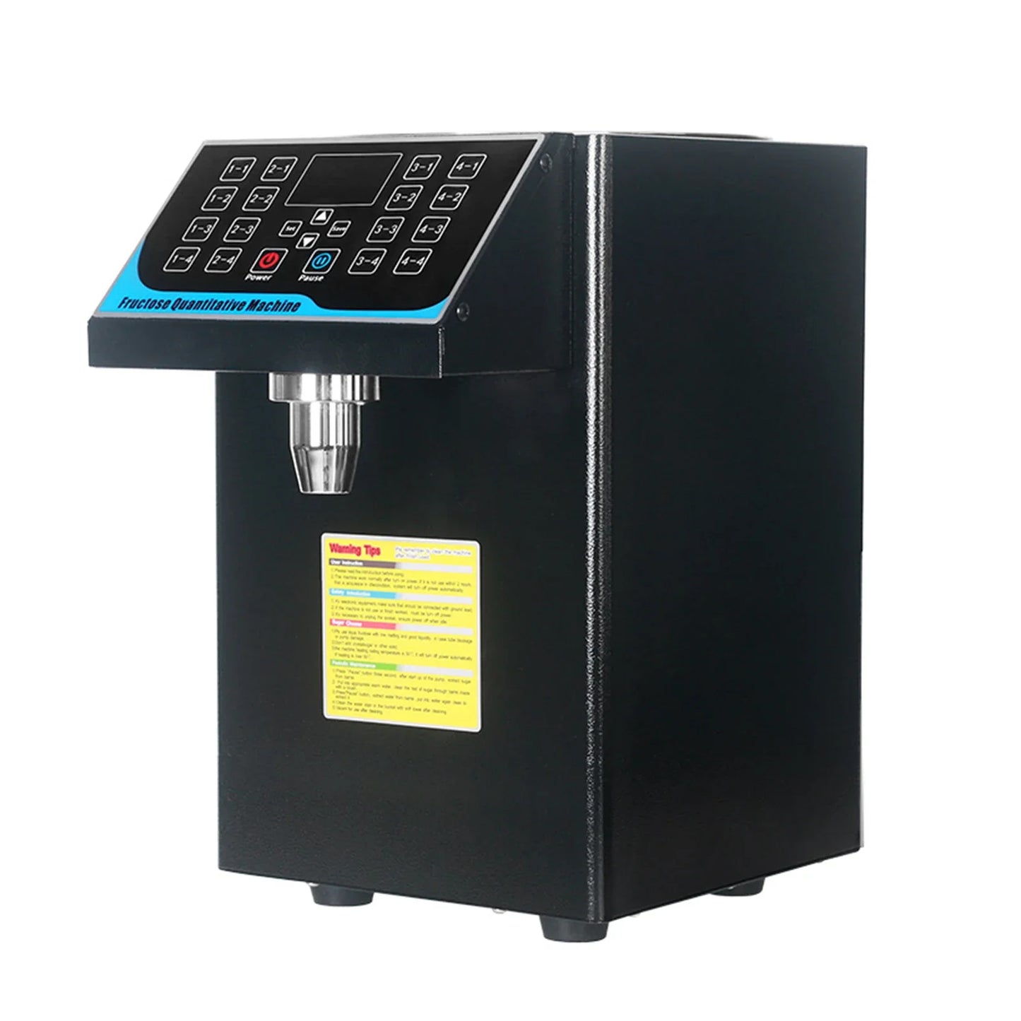 Fructose Dispenser – Suikerdosering – Drankdosering – Horecadispenser – Zoetheidsregelaar – 7,5 Liter Inhoud – RVS 304 Materiaal
