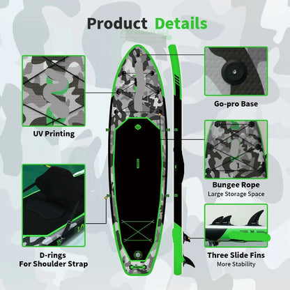 Opblaasbaar Stand Up Paddle Board - Sup Board - Supboard - 330x84x15 cm - voor Volwassenen - Max 150 kg – Antislip – Voor Meer - Rivier - Zee - Inclusief Paddle - Rugzak - Zadel & Accessoires - Rood