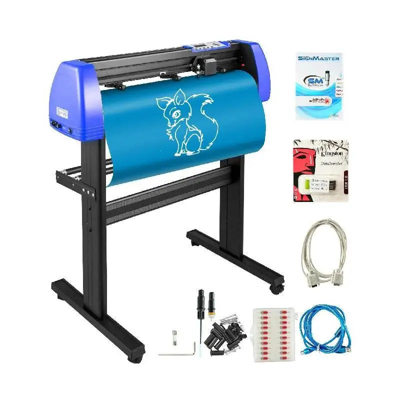 Snijmachines - Vinyl Cutter Plotter - Graveermachine - met Onderstel - 34inch - Snijplotter Machine - Vinylsnijder - Inclusief Software, Starterkits, Instelbare Snelheid en Snijdruk
