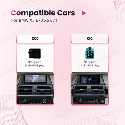 Draadloze CarPlay Interface Module – Android Auto Adapter – Bluetooth Module – Mirror Link Connector – BMW CCC Variant – Inclusief GPS Navigatie – Kabelvrij Verbinden - QUORE