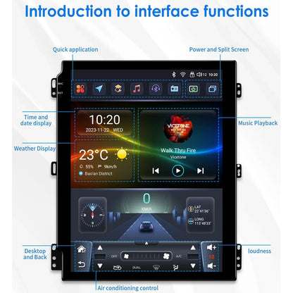 2DIN Android 14 Autoradio – Multimedia Speler – Navigatie Systeem – CarPlay – Bluetooth Radio – 9,7 Inch Touchscreen – GPS Navigatie – Bluetooth 5.0
