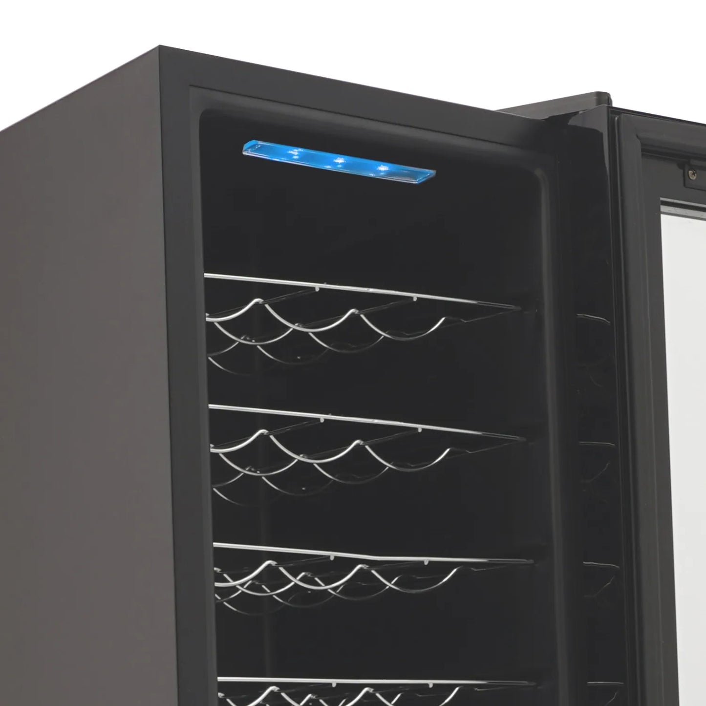 Wijnkoeler – Wijnkast – Wijnkoelkast – Wijnbewaarder – Temperatuurregelaar – 30 Flessen – LED Display - QUORE