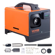 Vevor - Dieselkachel - Alles-in-één autokachel - Benzineluchtkachel - Elektrische kachel - met geluiddemper en afstandsbediening - 12V - 8KW Bluetooth - Oranje