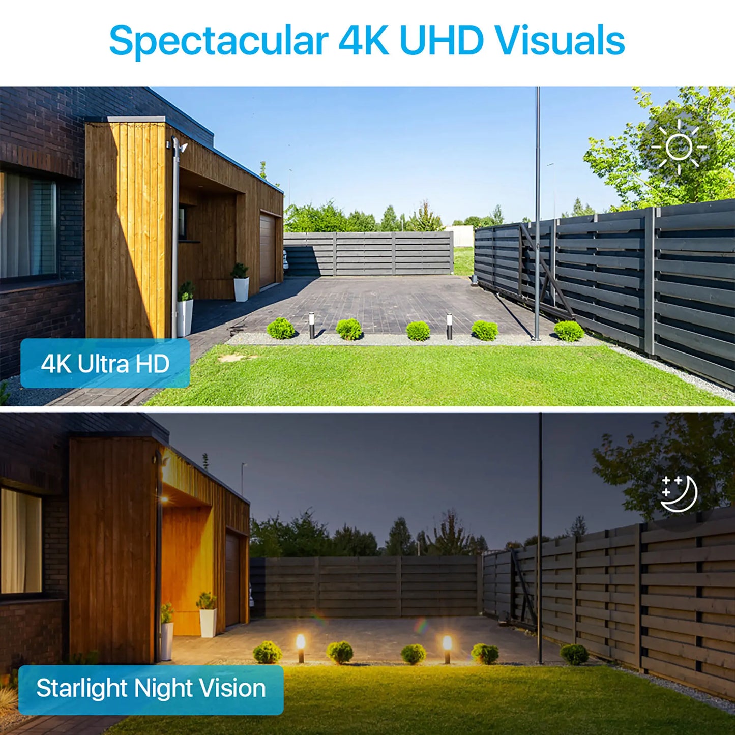Beveiligingscamera Set – 6 Stuks - Camerabewaking – Inbraakbeveiliging – Bewakingscamera Systeem – CCTV Set – 8CH - 8MP - 4K Ultra HD Resolutie – AI Bewegingsdetectie - Geen Ingebouwde HDD