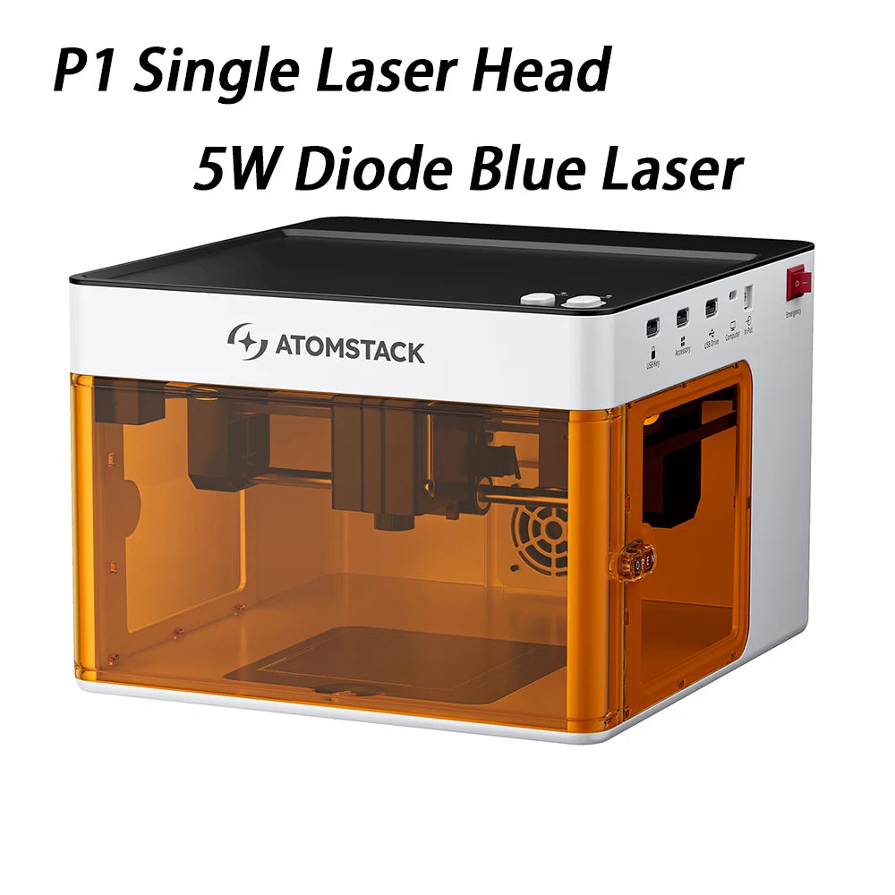 Atomstack 5W Mini Laser Engraver Portable Small Laser Engraving Cutting tool Machine DIY for Logo Wood leather Acrylc Beginner - QUORE