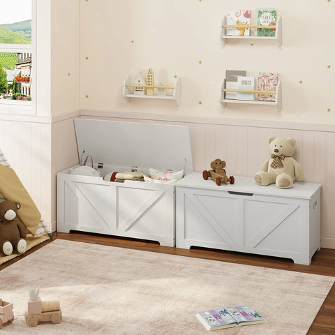 Opbergkast Speelgoed - Speelgoedkast - Opbergkist - Schoenenbank - 76L - Opslag - Woonkamer
