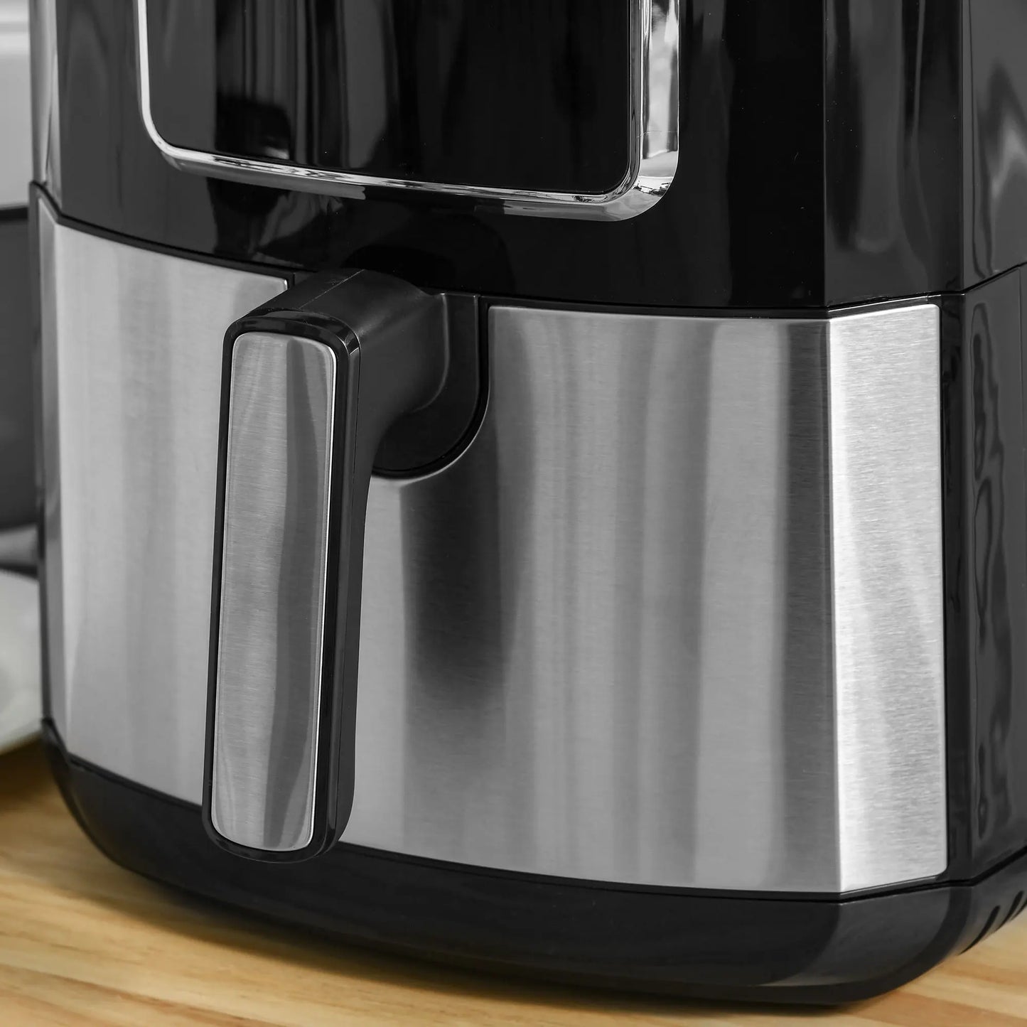 Airfryer - Heteluchtfriteuse - Keukenapparaten - met LED-Touchscreen - Timer - 8 Programma's - 1700W - 6.5L - 220-240V - 50Hz-60Hz - Zwart/Grijs