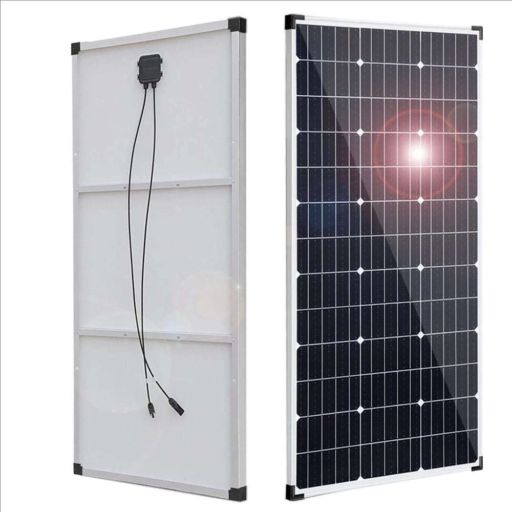 Zonnepaneel - Zonnepanelen - Zonne-energie - Aluminium Frame Lichtgewicht Fotovoltaïsch Paneelsysteem - 320W -  Waterdicht - voor Boot - Camper - Caravan - RV - Tuin