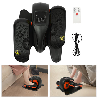 Elliptische Trainer Elektrisch – Crosstrainer – Hometrainer – Revalidatietrainer – Fitnessapparaat – Oranje Zwart – 5 Snelheden – Stil Motor Met LCD Display