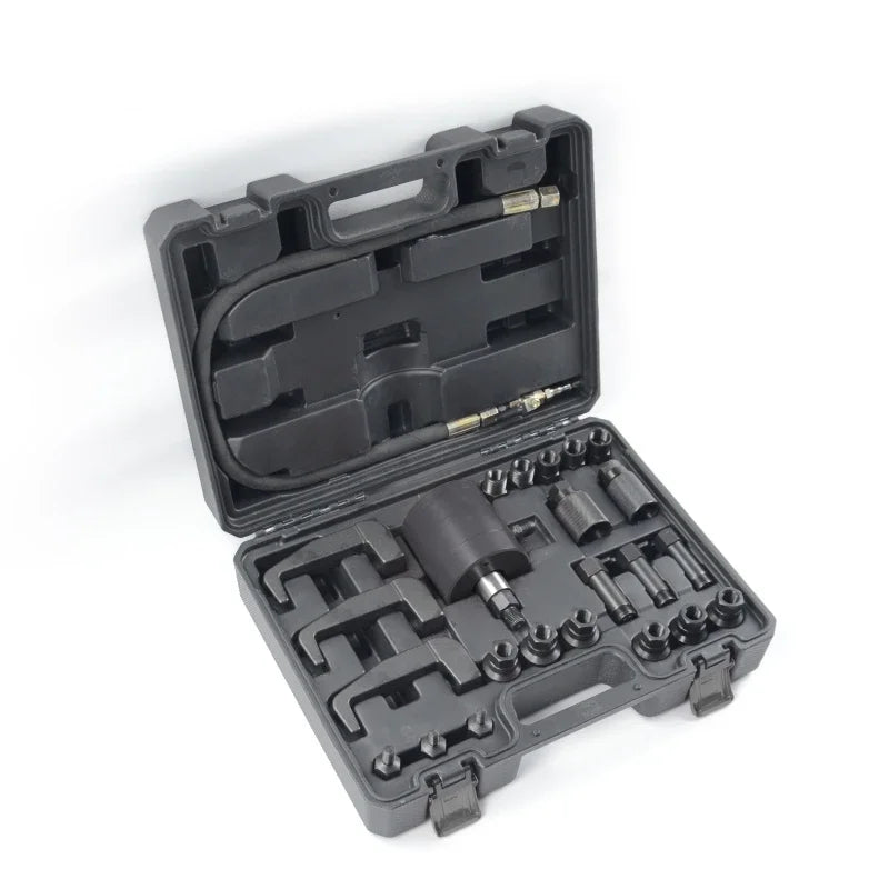Vevor - Tool Kit - Pro Diesel Injector Removal - Puller Pneumatic Injector Extractor - Puller Kit - Auto Tools - 25 PCS - Black