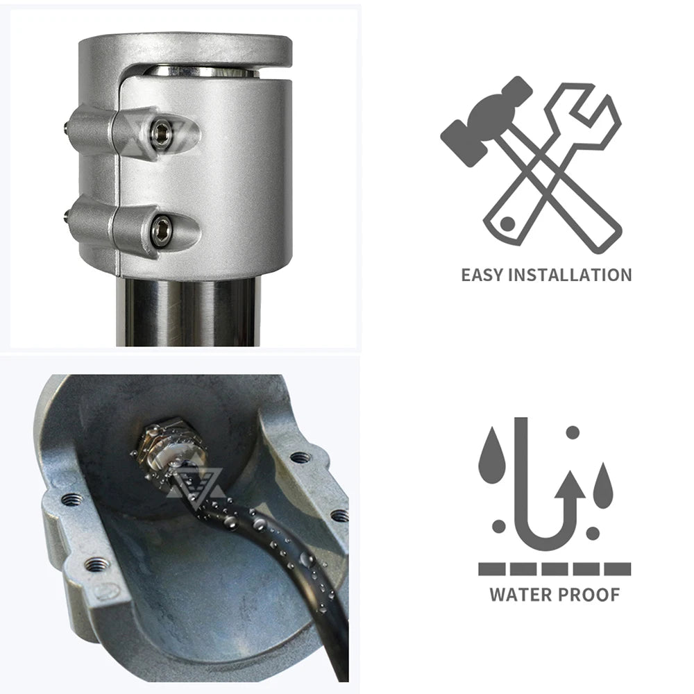 Windturbine – Windgenerator – Windenergie Generator – 400W Turbine – Aluminium Behuizing – Weerbestendig Tot 80°C - Wit - QUORE