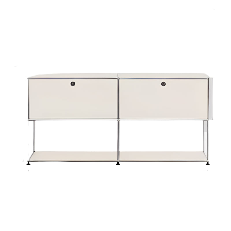 TV-Kast – TV-Meubel – Media Meubel – Woonkamer Kast – Roestvrij Staal – Modern Metalen Frame - Stijl 3