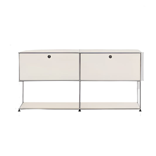 TV-Kast – TV-Meubel – Media Meubel – Woonkamer Kast – Roestvrij Staal – Modern Metalen Frame - Stijl 3