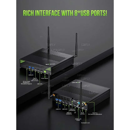Mini PC – Mini Desktop – Compact PC – Kleine Computer – Intel Core i9 13900HK – Triple M.2 SSD Slots