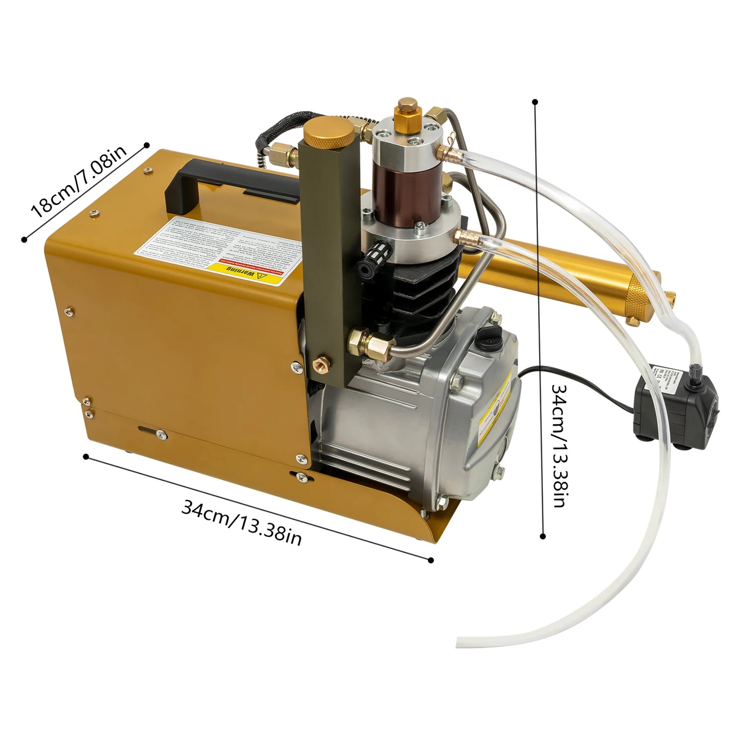 Luchtcompressor – Hogedruk Compressor – Industriële Compressor – Compacte Compressor – Krachtige Luchtstroom – Koper Motor – Duurzaam Materiaal