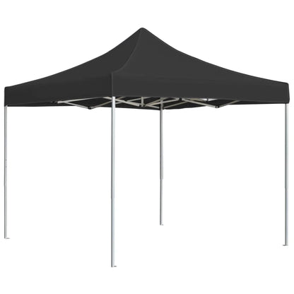 Tuinpaviljoen – Partytent – Draagbare Tent – Buitentent – Ontvouwbare Ontvangsttent – Schaduwtent – UV-Bescherming – Aluminium Frame – 3x3 Meter - Zwart