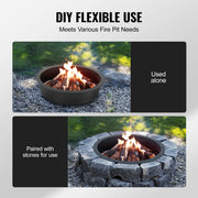 Fire Pit - Fire Bowl - Outdoor Fire Pit - Outdoor Fire Bowl - Fire Pit Bowl - Heavy Duty Carbon Steel for Outdoor Camping