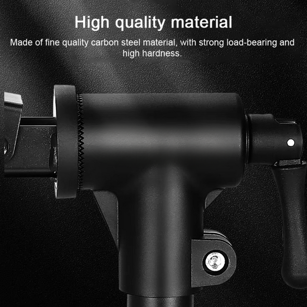 Fietsstandaard - Fiets Montagestandaard - Fietslift - Framemontage - Anti-kras Armdesign - Stabiel - Lichtgewicht - Belastbaar tot 40 kg - Koolstofstaal - 26 x 22 x 12 cm - Zwart