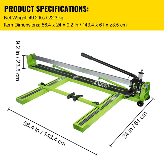 Handmatige Tegelsnijder - Tegelsnijmachine - Tegelsnijder - Infrarood Laser - 80 cm - voor Keramiek - en Porselein - 1200mm