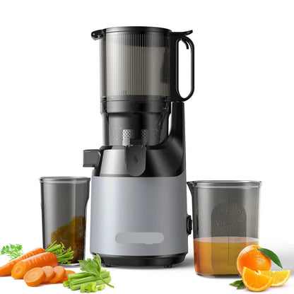 Slowjuicer - Juicer - Juice Maker - Sapcentrifuge - 130mm Brede Vulopening – Hoge Sapopbrengst – BPA-vrij – Voor Hele Vruchten en Groenten
