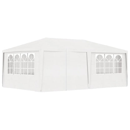 Tuinpaviljoen – Partytent – Tuitent – Buitentent – Evenemententent – 4x6 Meter – Waterdicht PE Materiaal – Roestvrij Stalen Frame - Blauw