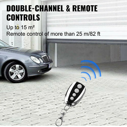 Garagedeuropener – Automatische Garagedeuropener – Stille Motor – Veiligheidssysteem – 24V DC Voeding – 1000N Trekkracht - QUORE